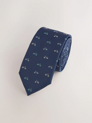 NEXT | Navy Slim Pattern Tie