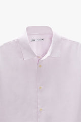 ZARA | STRIPED COTTON - LYOCELL SHIRT