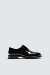 ZARA | FAUX-PATENT DRESS SHOES