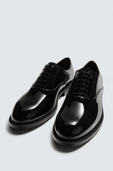ZARA | FAUX-PATENT DRESS SHOES