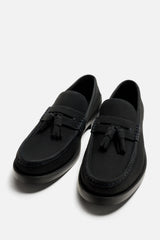 ZARA | LEATHER TASSEL LOAFERS
