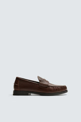 ZARA | LEATHER MOCCASIN WITH MASK DETAIL