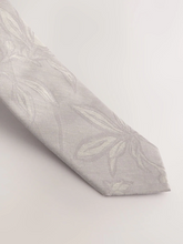 NEXT | Grey Floral Tie and Pocket Square Set
