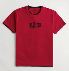 HOLLISTER | LAYERED EMBROIDERED LOGO GRAPHIC TEE
