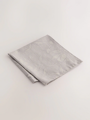 NEXT | Grey Floral Tie and Pocket Square Set