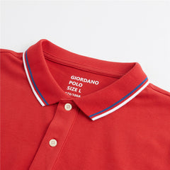 GIORDANO | Men's Classic man embroidery polo