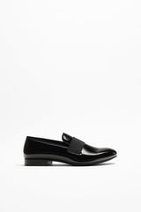 ZARA | FAUX-PATENT-FINISH LOAFERS