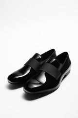 ZARA | FAUX-PATENT-FINISH LOAFERS