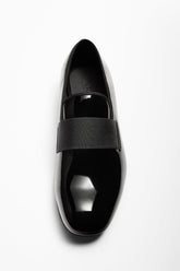 ZARA | FAUX-PATENT-FINISH LOAFERS