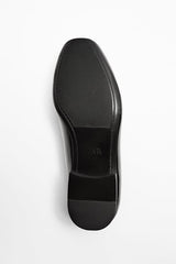 ZARA | FAUX-PATENT-FINISH LOAFERS