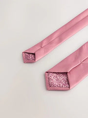 NEXT | Light Pink Tie and Pocket Square Set
