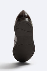 ZARA | LEATHER PENNY STRAP LOAFERS