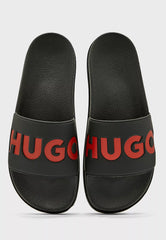 HUGO | SLIDES WITH LOGO STRAP