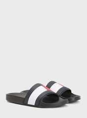 TOMMY HILFIGER | LOGO CASUAL SLIDES