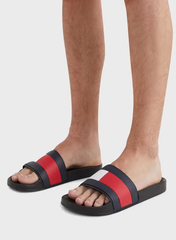 TOMMY HILFIGER | LOGO CASUAL SLIDES