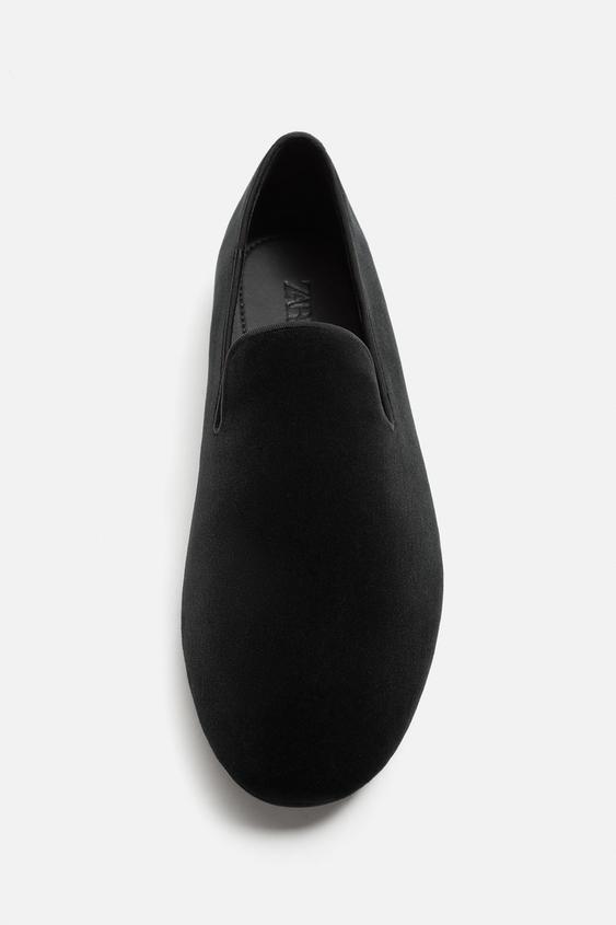 ZARA | VELVET SMART LOAFERS