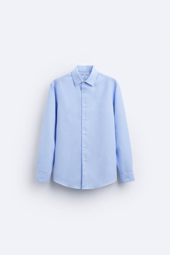 ZARA | EASY CARE TEXTURED SHIRT