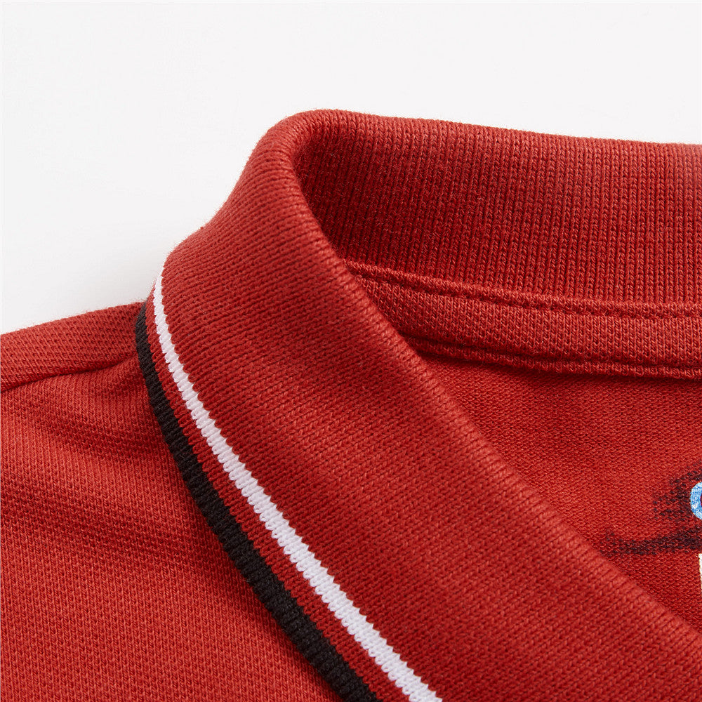 GIORDANO | MEN'S CLASSIC MAN EMBROIDERY POLO