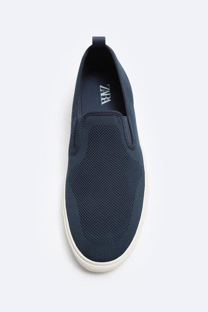 ZARA | LACELESS KNIT FABRIC SNEAKERS