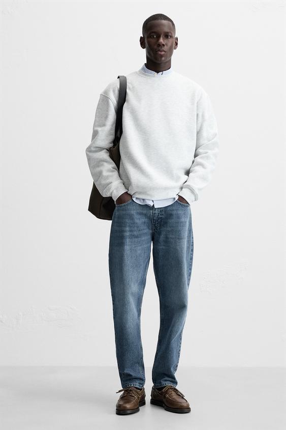 ZARA | LEATHER DECK SHOES