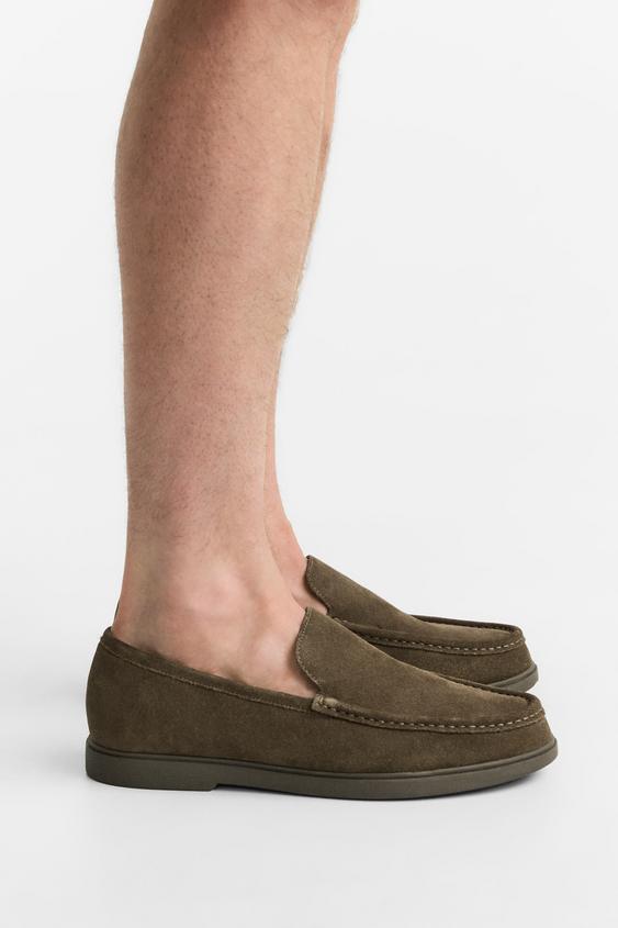 ZARA | CASUAL LEATHER LOAFERS