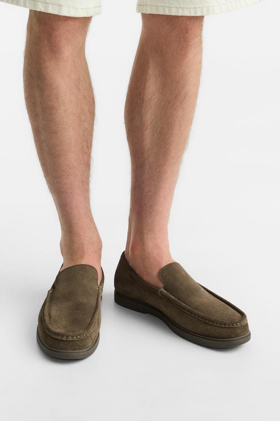 ZARA | CASUAL LEATHER LOAFERS