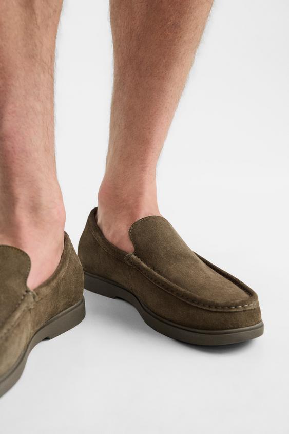 ZARA | CASUAL LEATHER LOAFERS