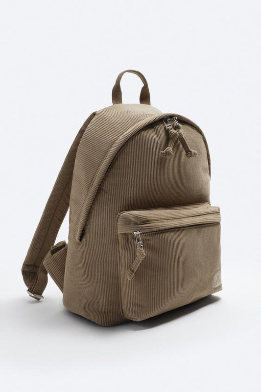 ZARA | CORDUROY BACKPACK 1587