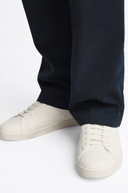 ZARA | MINIMALIST LACE-UP TRAINERS WITH TOPSTITCHING