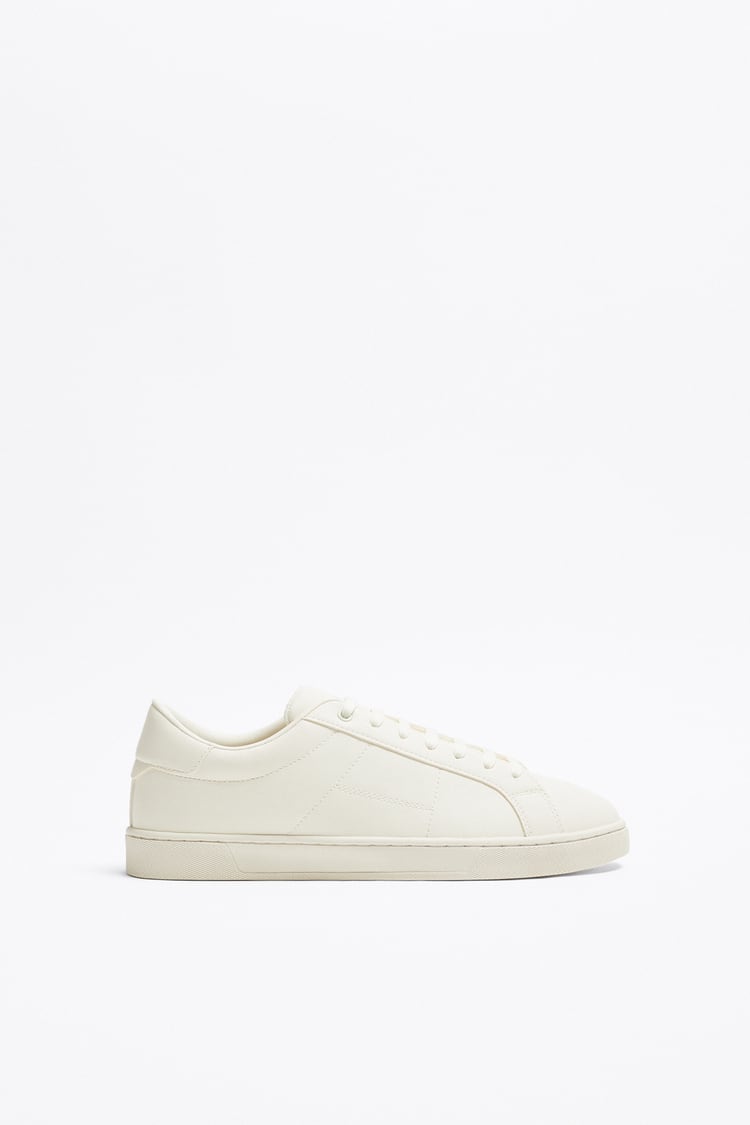 ZARA | MINIMALIST LACE-UP TRAINERS WITH TOPSTITCHING