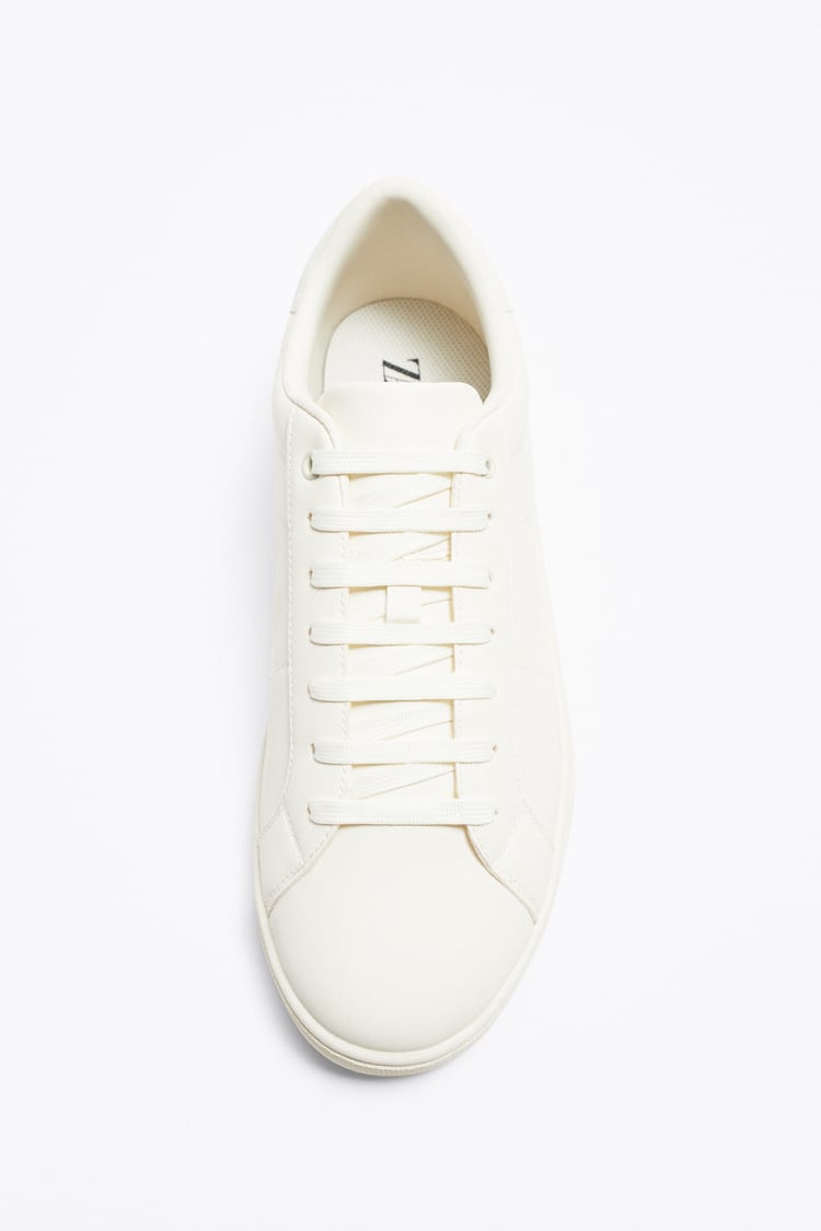 ZARA | MINIMALIST LACE-UP TRAINERS WITH TOPSTITCHING