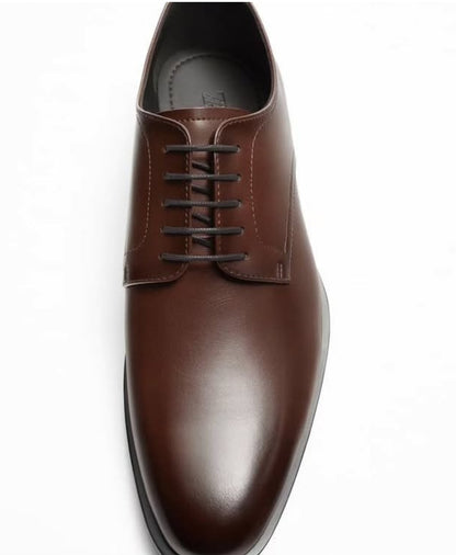 ZARA | SMART SHOES (BROWN)