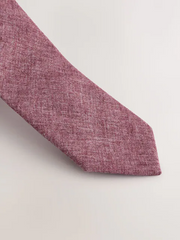 NEXT | Red/Cream Wide Tie and Pocket Square Set
