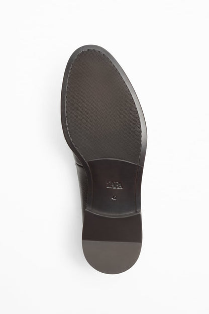 ZARA | LEATHER TASSEL LOAFERS - MOCASION SHOES