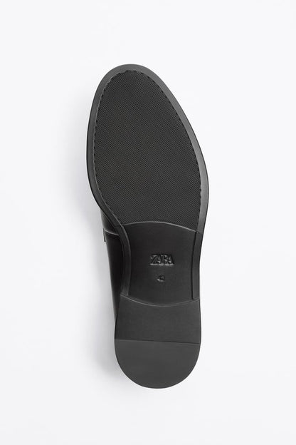 ZARA | LEATHER TASSEL LOAFERS - MOCASION SHOES