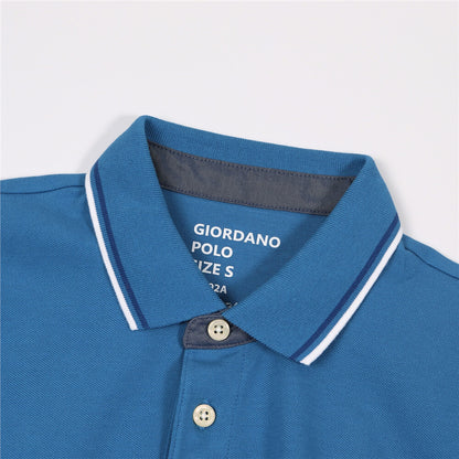 GIORDANO | MEN'S CLASSIC MAN EMBROIDERY POLO