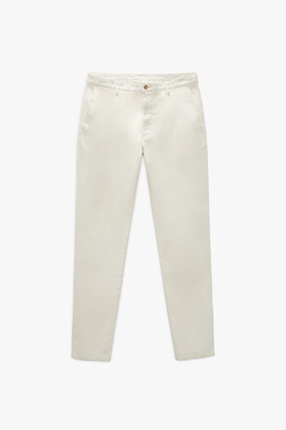 ZARA | TEXTURED CHINO TROUSERS