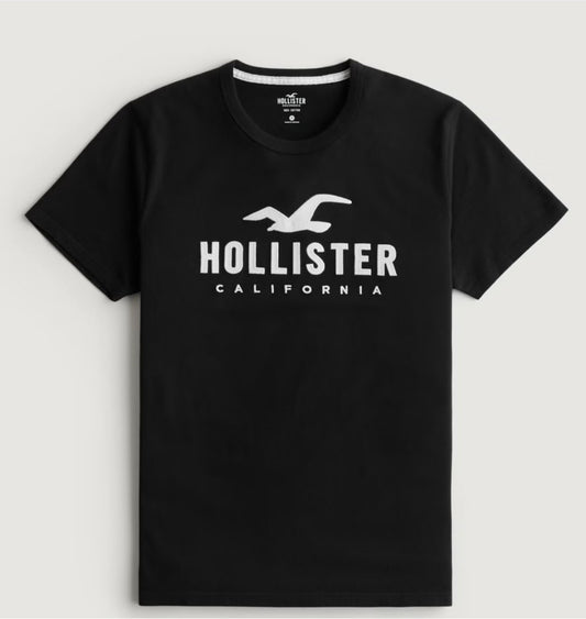 Hollister| Cotton logo graphic tee
Colour black