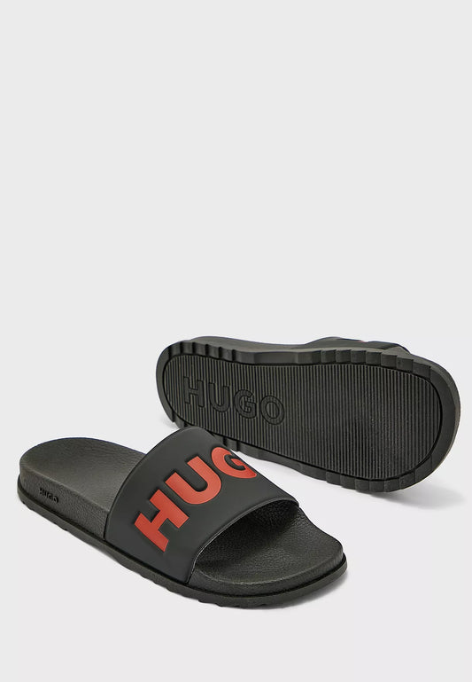 HUGO | SLIDES WITH LOGO STRAP