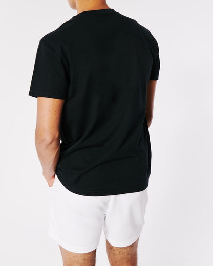 HOLLISTER | EMBROIDERED LOGO GRAPHIC TEE