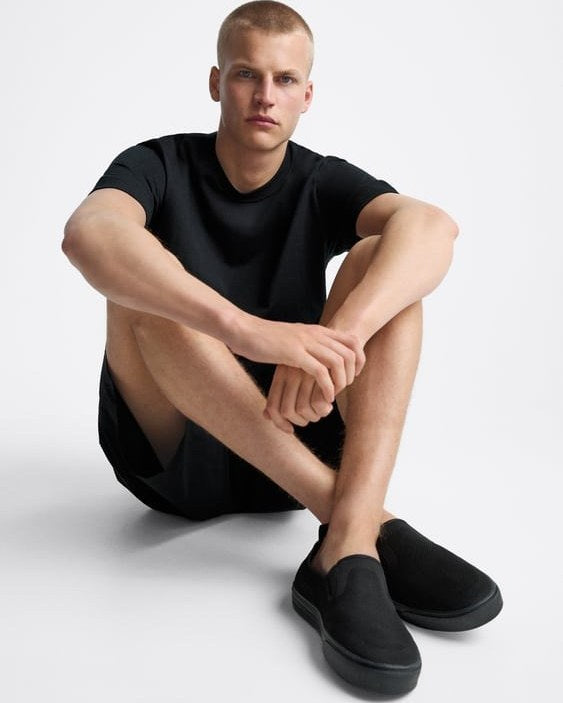 ZARA | LACELESS KNIT FABRIC SNEAKERS