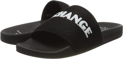 ARMANI EXCHANGE | MESH LOGO SLIP-ON SLIDE