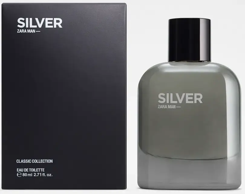 Zara Man Silver Edt 80 ml (2.71 FL. OZ).