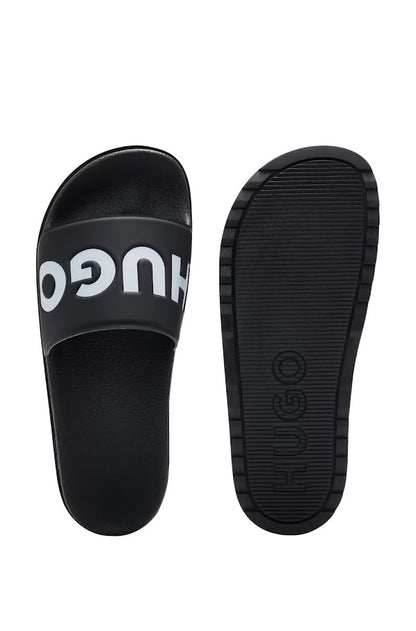 HUGO | SLIDES WITH LOGO STRAP