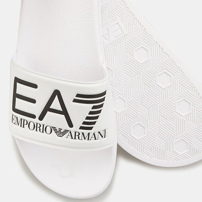 EMPORIO ARMANI EA-7 | SLIDERS WITH OVERSIZED LOGO