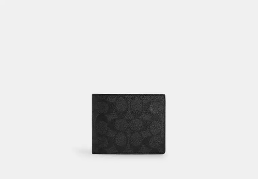 COACH | Id billfold wallet in signature canvas