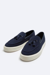 ZARA | LEATHER SPORTS LOAFERS WITH TASSELS