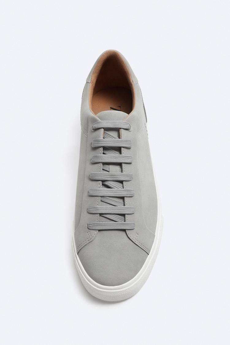 ZARA | MINIMALIST LACE-UP SNEAKERS