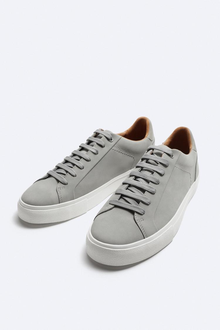 ZARA | MINIMALIST LACE-UP SNEAKERS