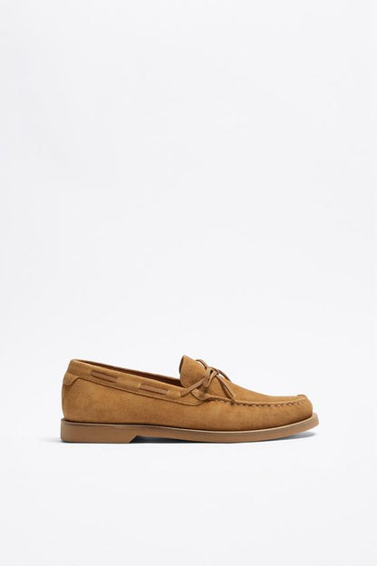 ZARA | LEATHER LOAFERS WITH TASSEL